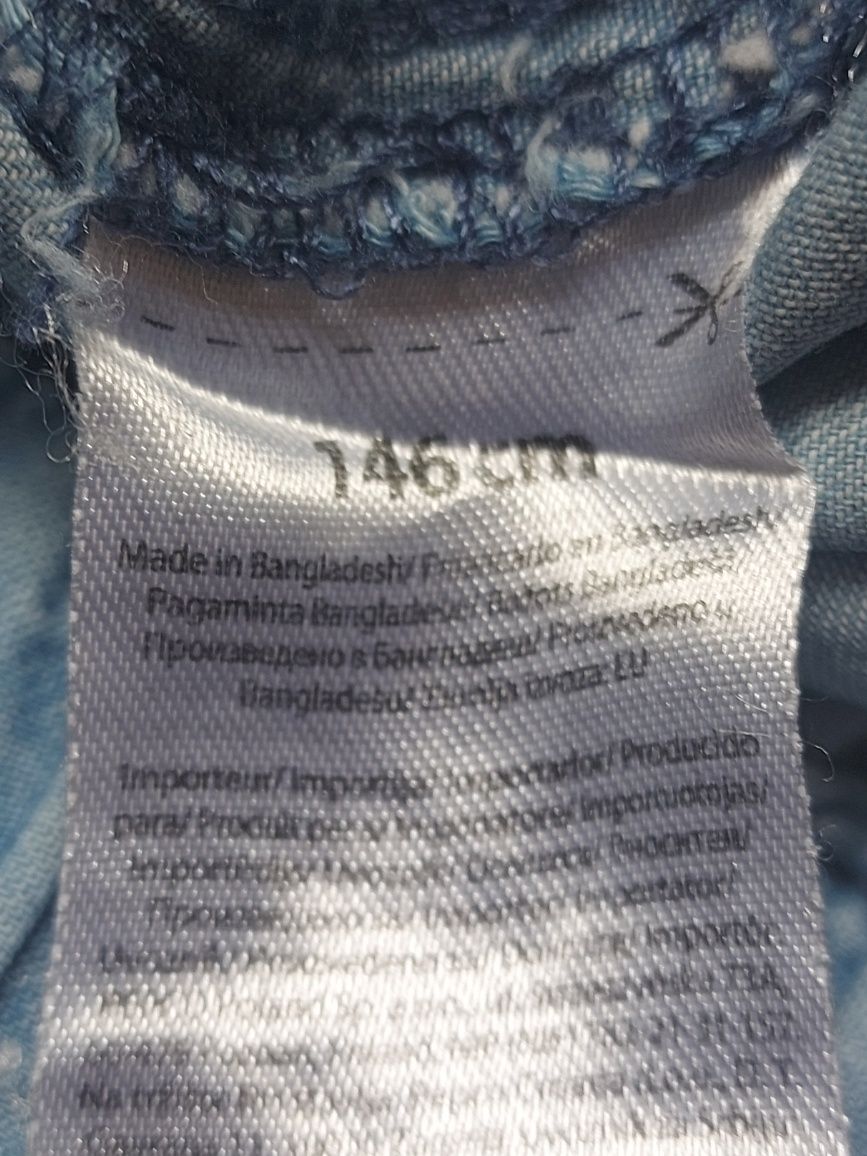 Spodenki krótkie jeans rozmiar 146 firma Destian