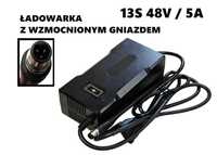 SZYBKA ŁADOWARKA 5A 48V 54,6V 13S ebike, bateria bidon wtyk 3 pin FV23