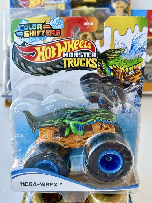 Зміна кольору Hot Wheels Monster Trucks Color Shifters Mega Wrex цвет