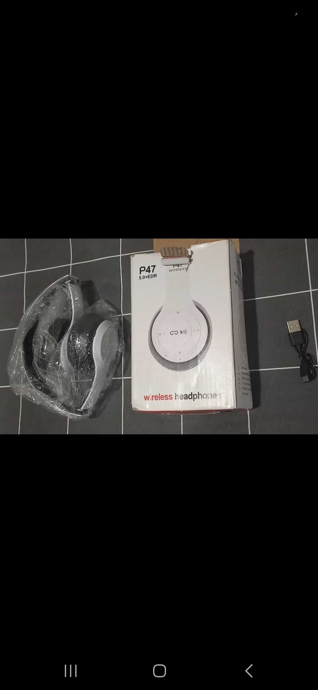 2 fones sem fio wireless novos