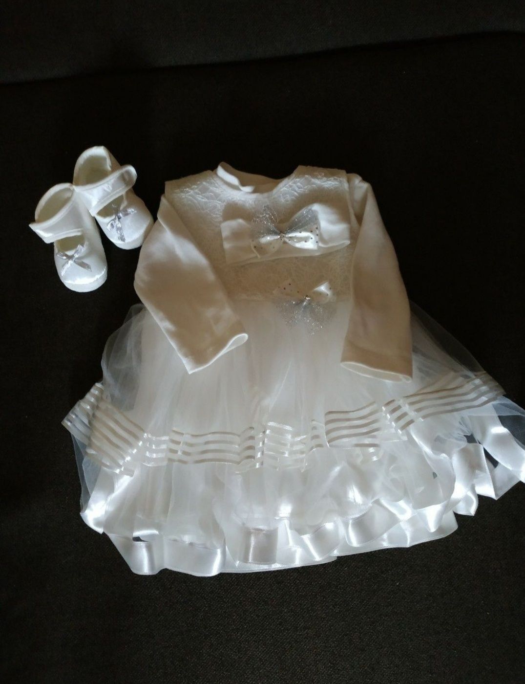 Платье для крестин от 0-3 месяцев