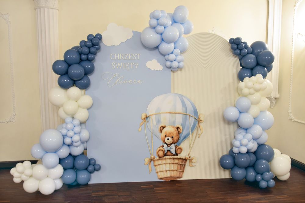 Girlanda Balonowa Ścianka 18 Urodziny Komunia Chrzest Dekoracje Balony