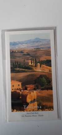 stary mały kalendarzyk z Włoch Toskania z 2008 roku dla kolekcjonerów