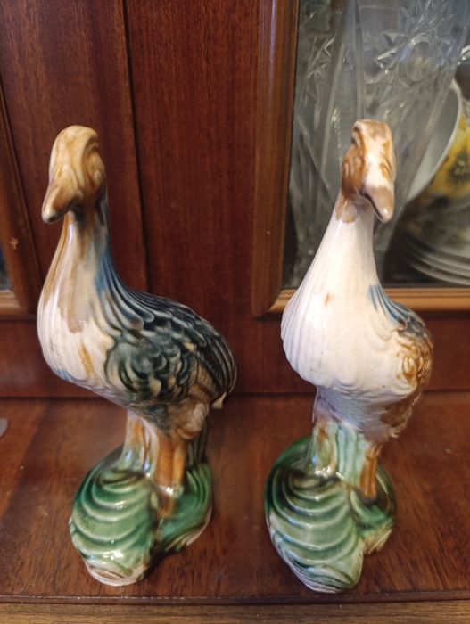 Статуэтки Дрофа.Птицы.Майолика