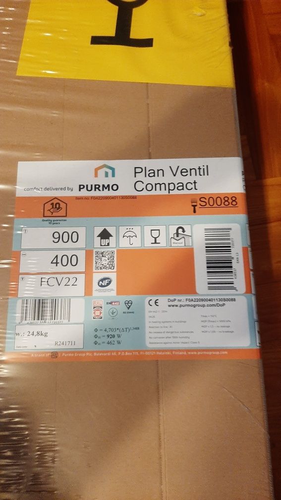 Grzejnik Purmo 900x400 Fabrycznie nowy