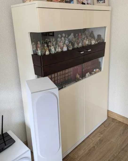 Zestaw mebli biały połysk ekskluzywne