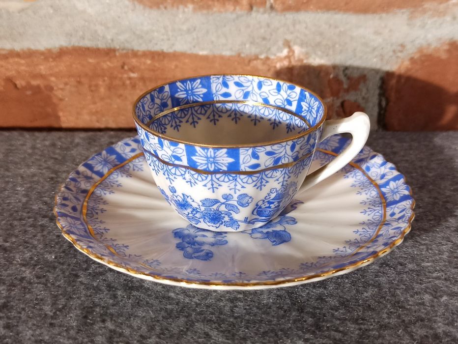Porcelana ASKANIA China Blau Filiżanka do Mokka Kolekcjonerska