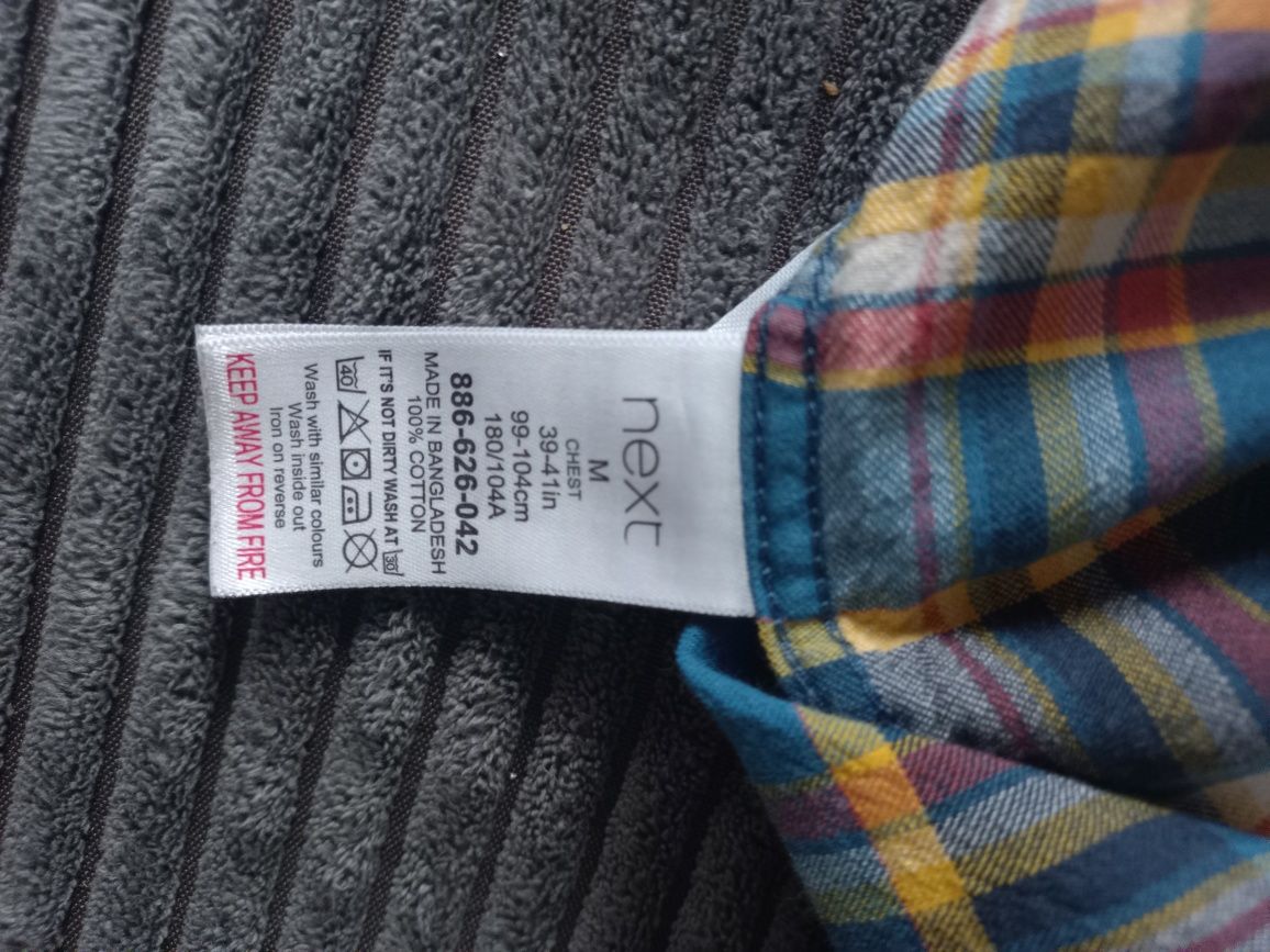 męska koszula w kratkę Next regular fit