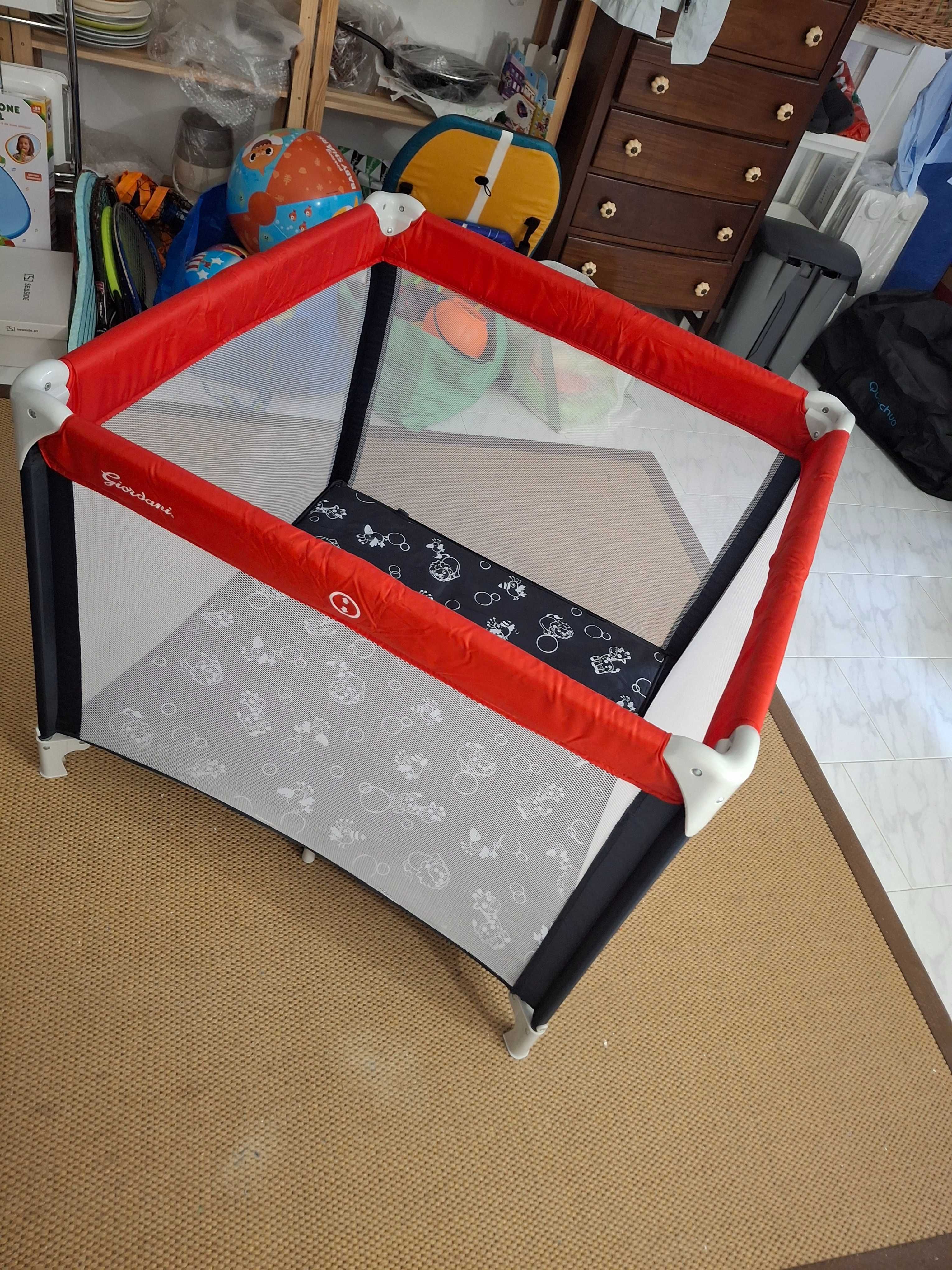 Parque infantil+cadeirinha baloiço como novos