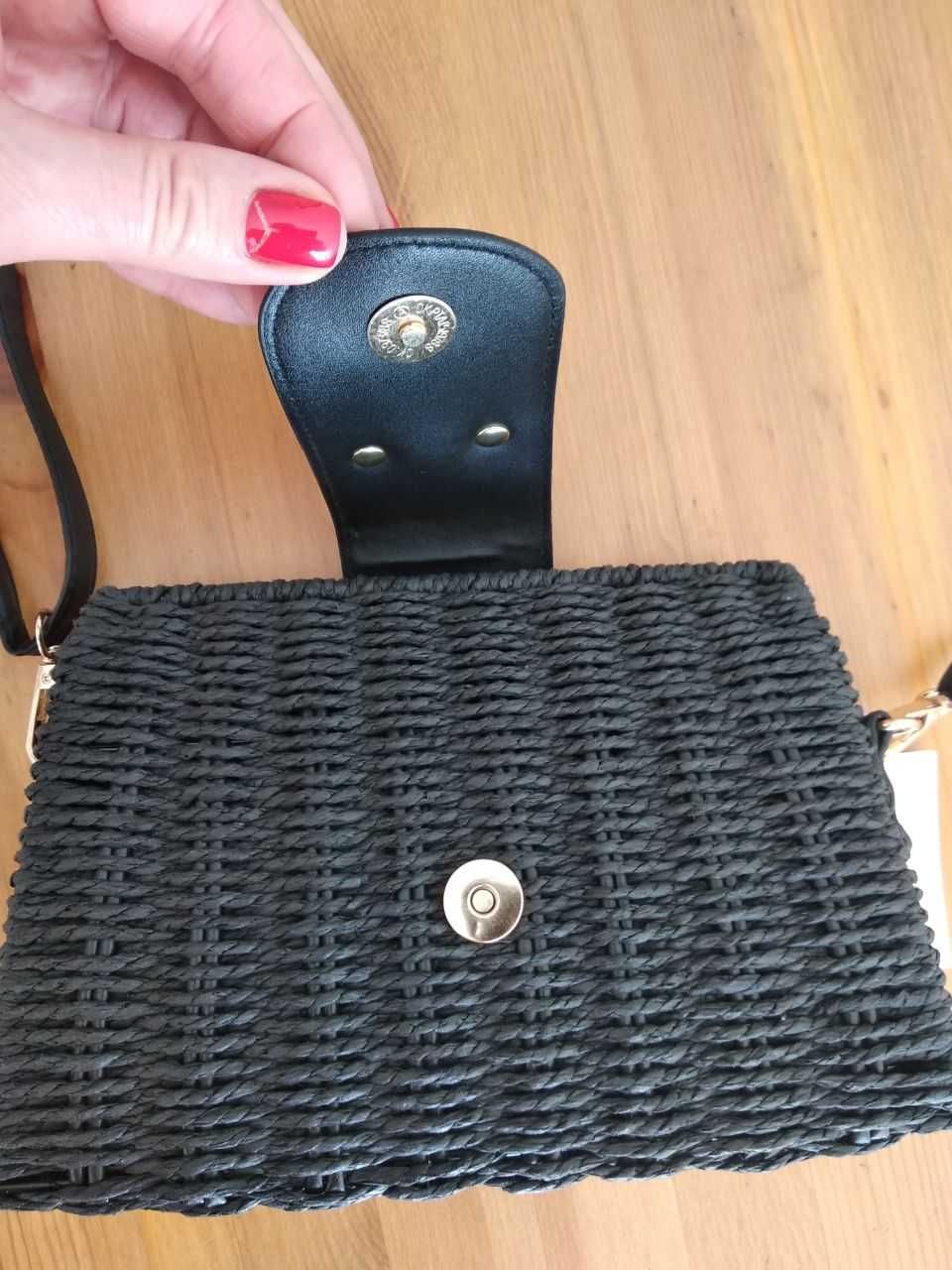 Wiklinowa torebka 22,5*15cm, nowa