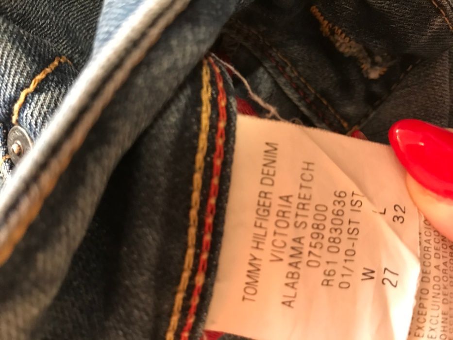 Spodnie/jeansy tommy hilfiger w27 l 32