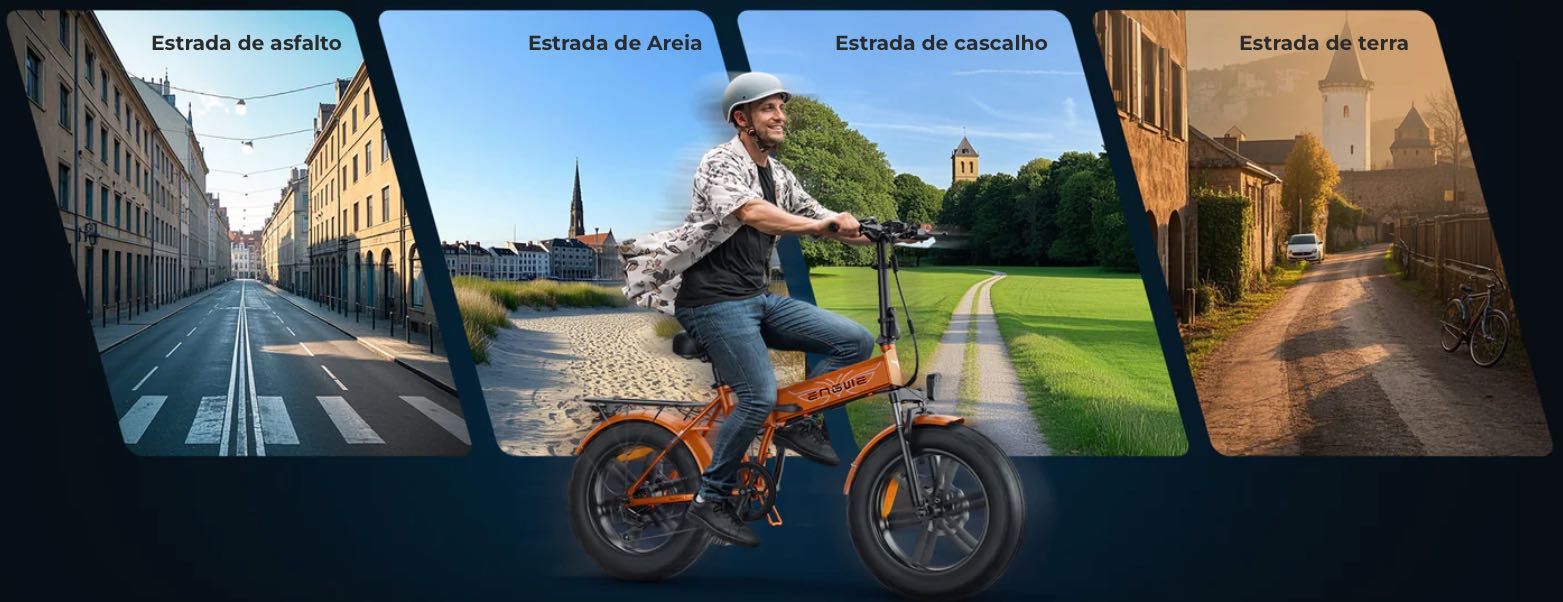 Bicicleta elétrica ENGWE EP-2 BOOST NOVA! (Todo Terreno)