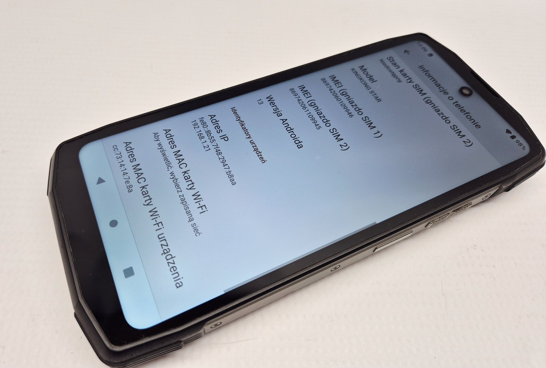Smartfon CUBOT KINGKONG STAR 12/256 gb, Komis Jasło Czackiego