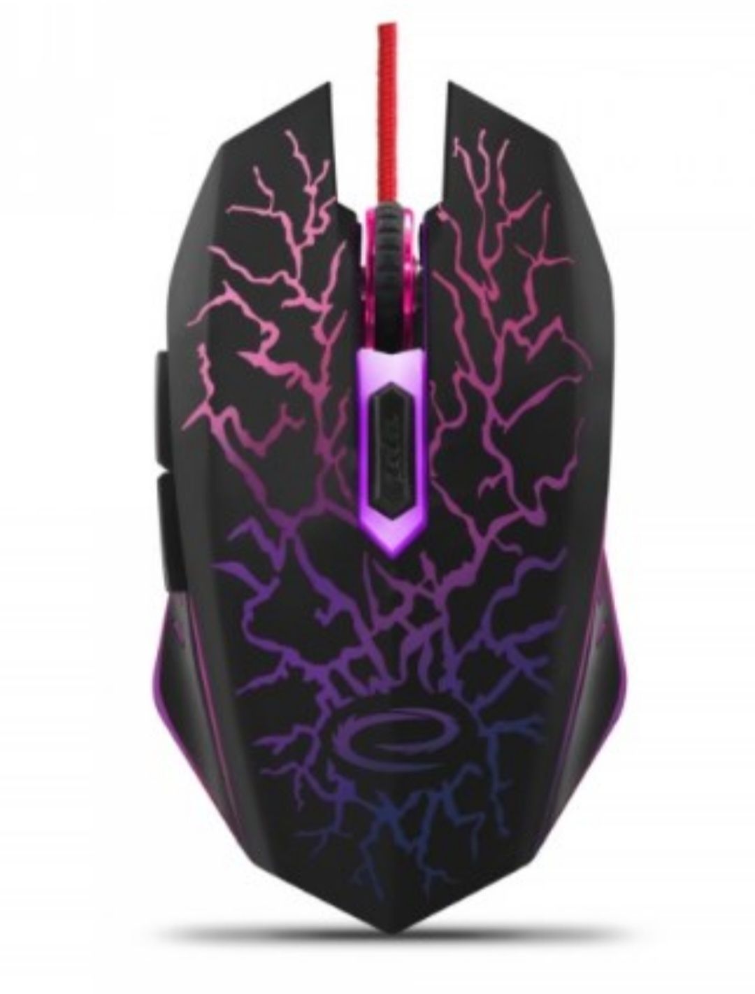 Mysz Lightning (optyczna; 2400 DPI; kolor czarny)
