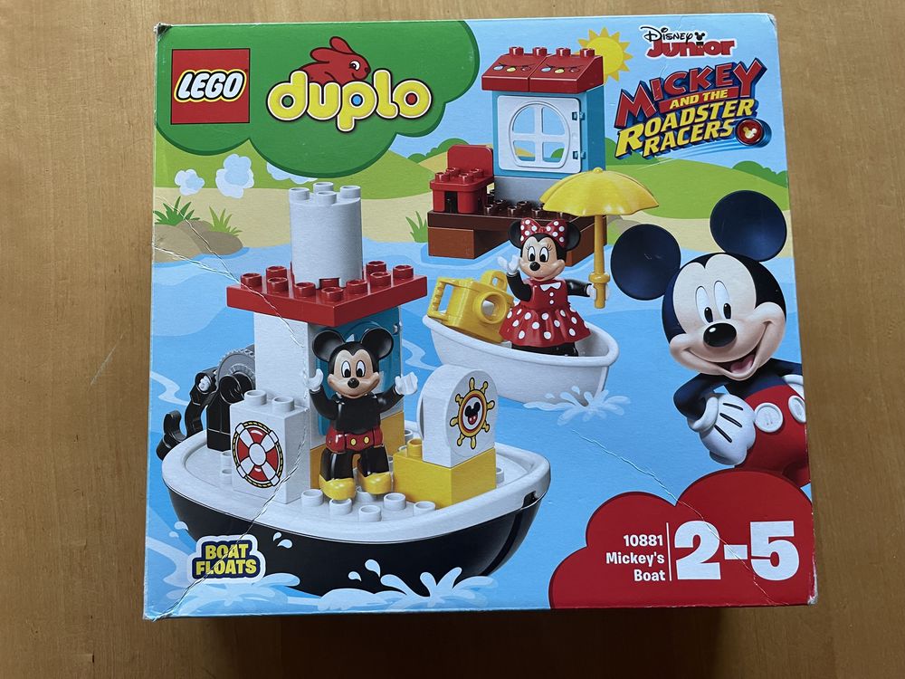 Lego duplo 10881 barco mickey