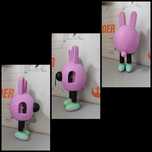 Hugo Boss, Pink Bunny, Jeremyville, 2018 r, kolekcjonerska