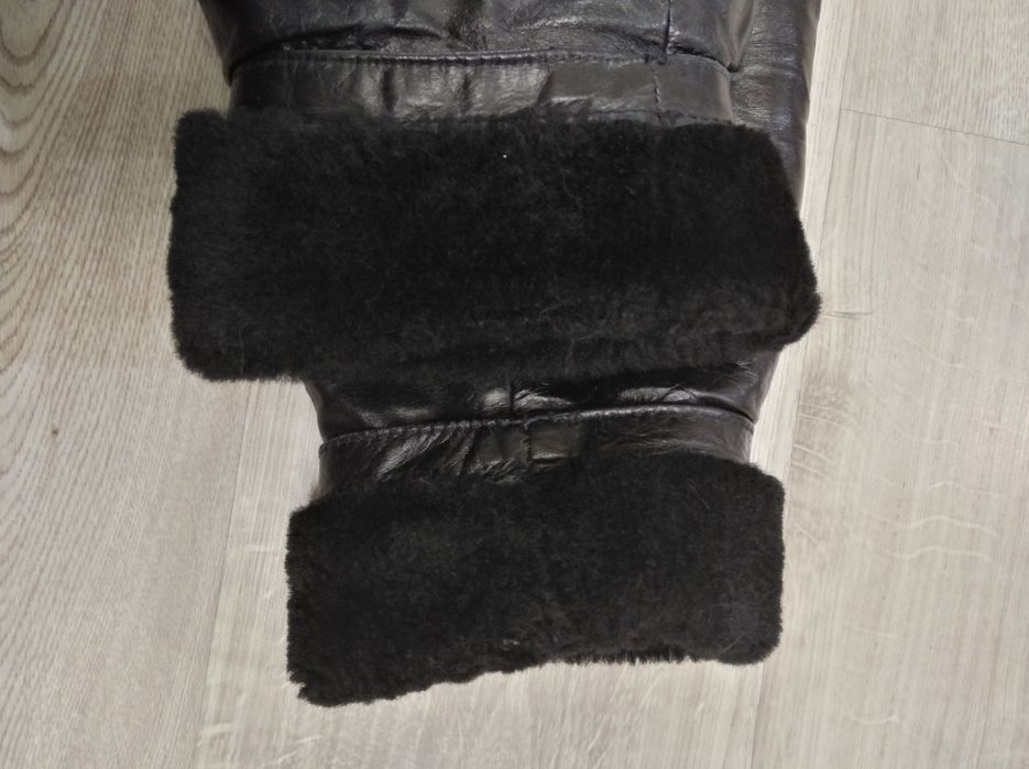 Куртка-дубленка теплая