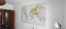 Quadro Mapa-Mundo IKEA | Grande Formato | Excelente Estado