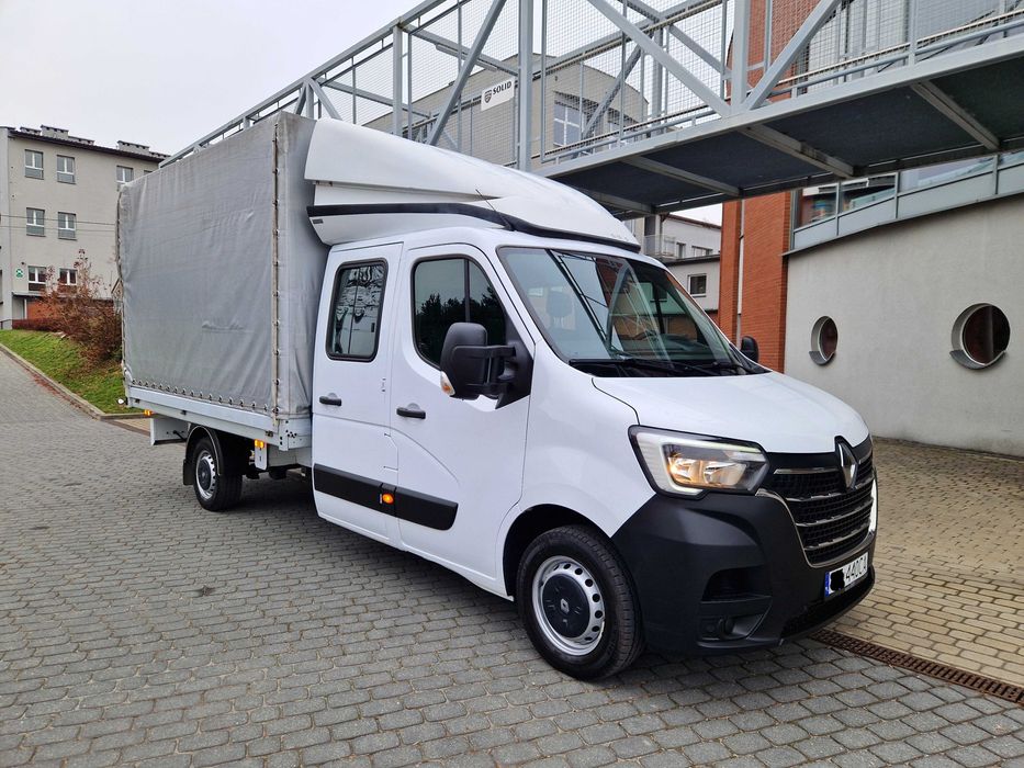 Renault Master Dubel Kabina Doka Brygadówka Skrzynia Plandeka Krajowy