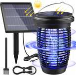 Palone elektryczna lampa owadobójcza na energię słoneczną