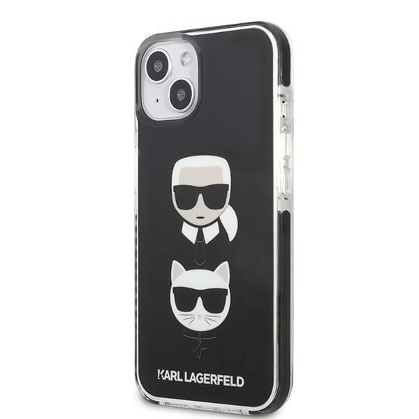 Etui na iPhone 13 Mini 5,4" Karl Lagerfeld z Choupette - Czarny