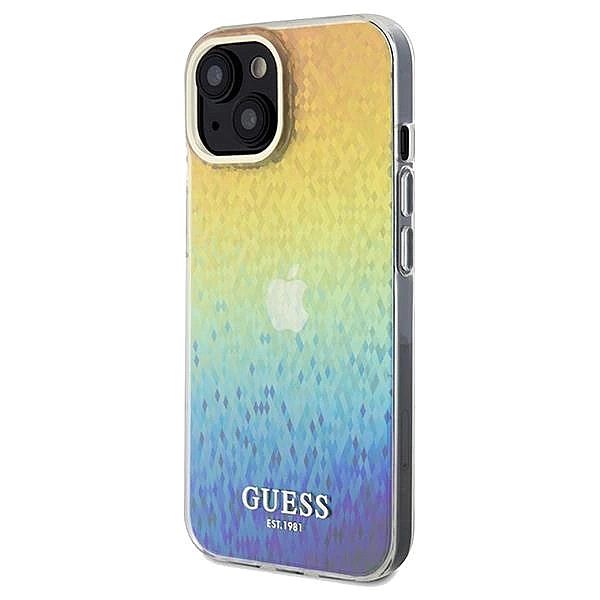 Etui Guess IML Faceted Mirror Disco Iridescent na iPhone 14 / 15 / 13