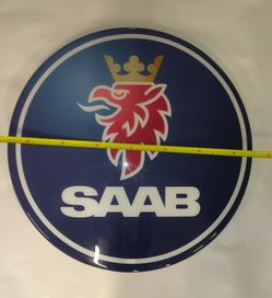 Logo saab dla kolekcjonera duże reklama