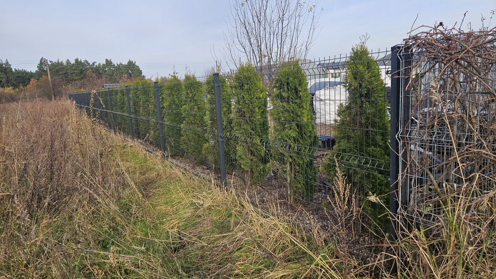 Panele ogrodzeniowe, słupki pod murówkaa