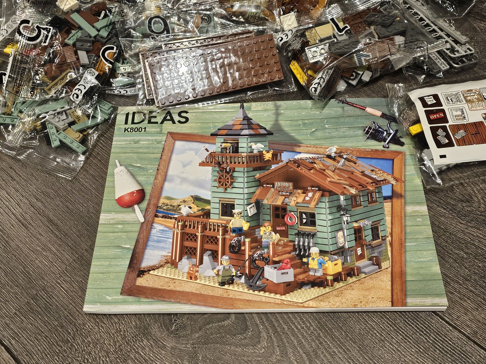 Klocki Ideas 21310 Stary Sklep Wędkarski Kompatybilny z klockami Lego