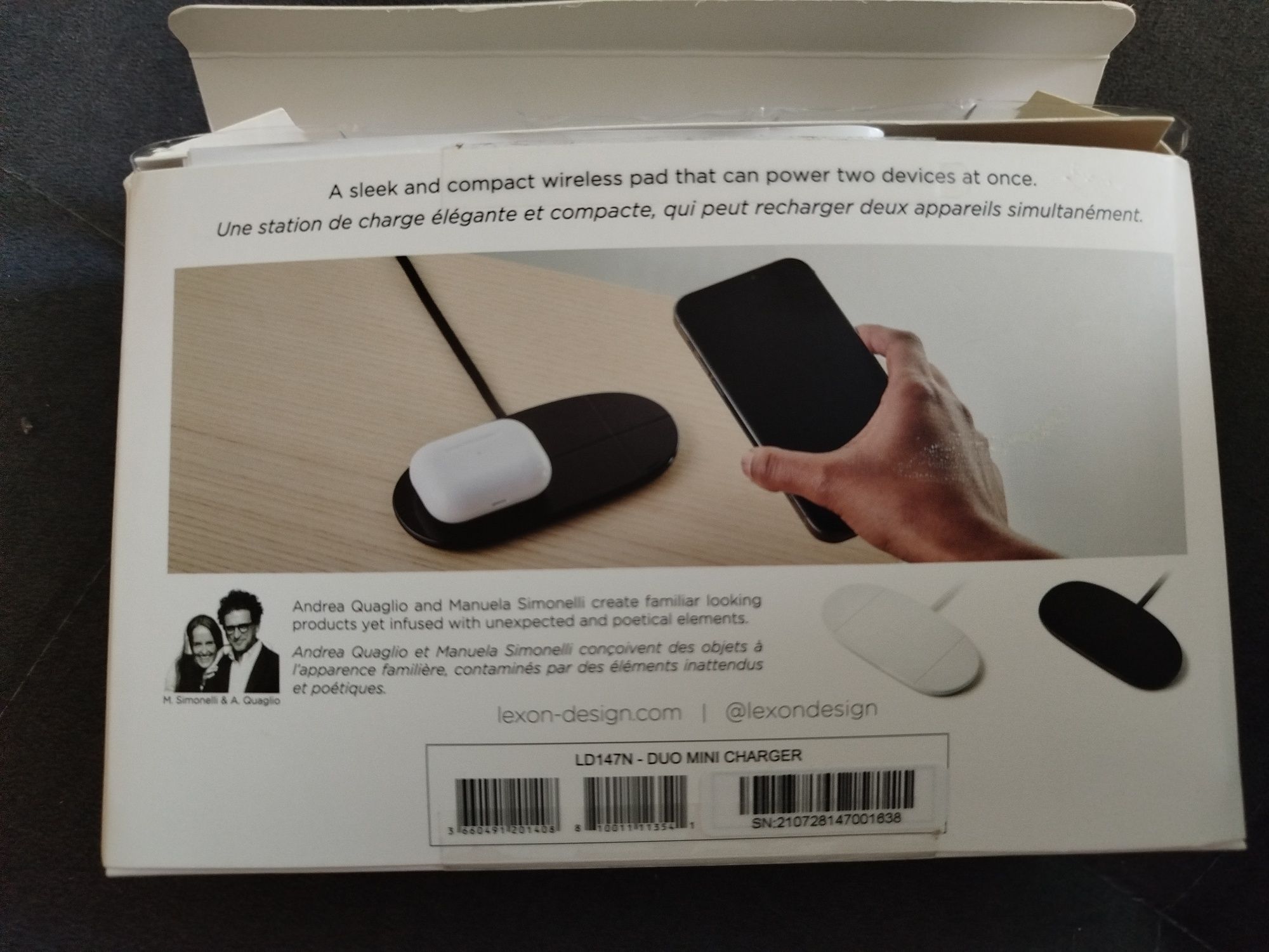 Lexon duo mini charger