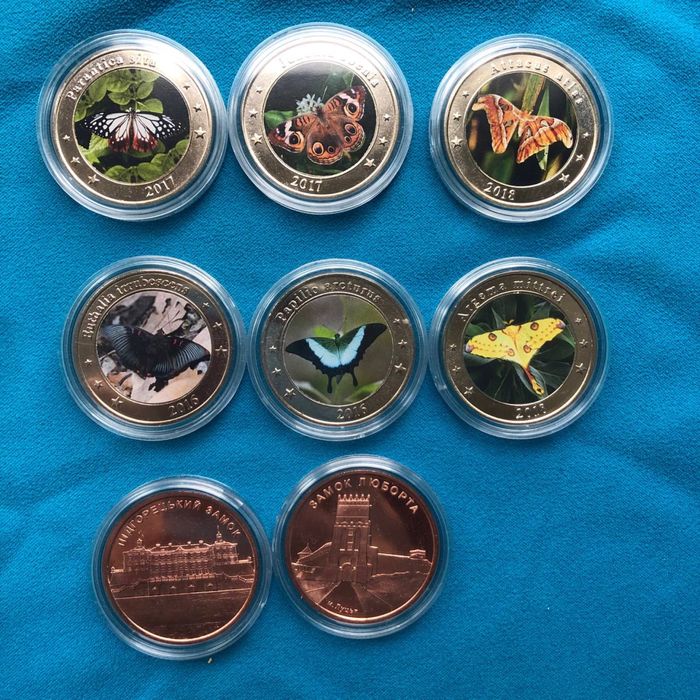 Жетон День Святого Миколая. Завод Топаз. Метелики. Замок.