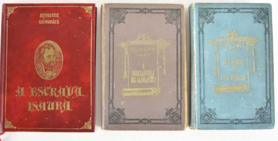Conjunto de 3 livros: A Escrava Isaura de Bernardo Guimarães