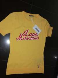 Love moschino bluzka sweterkowa