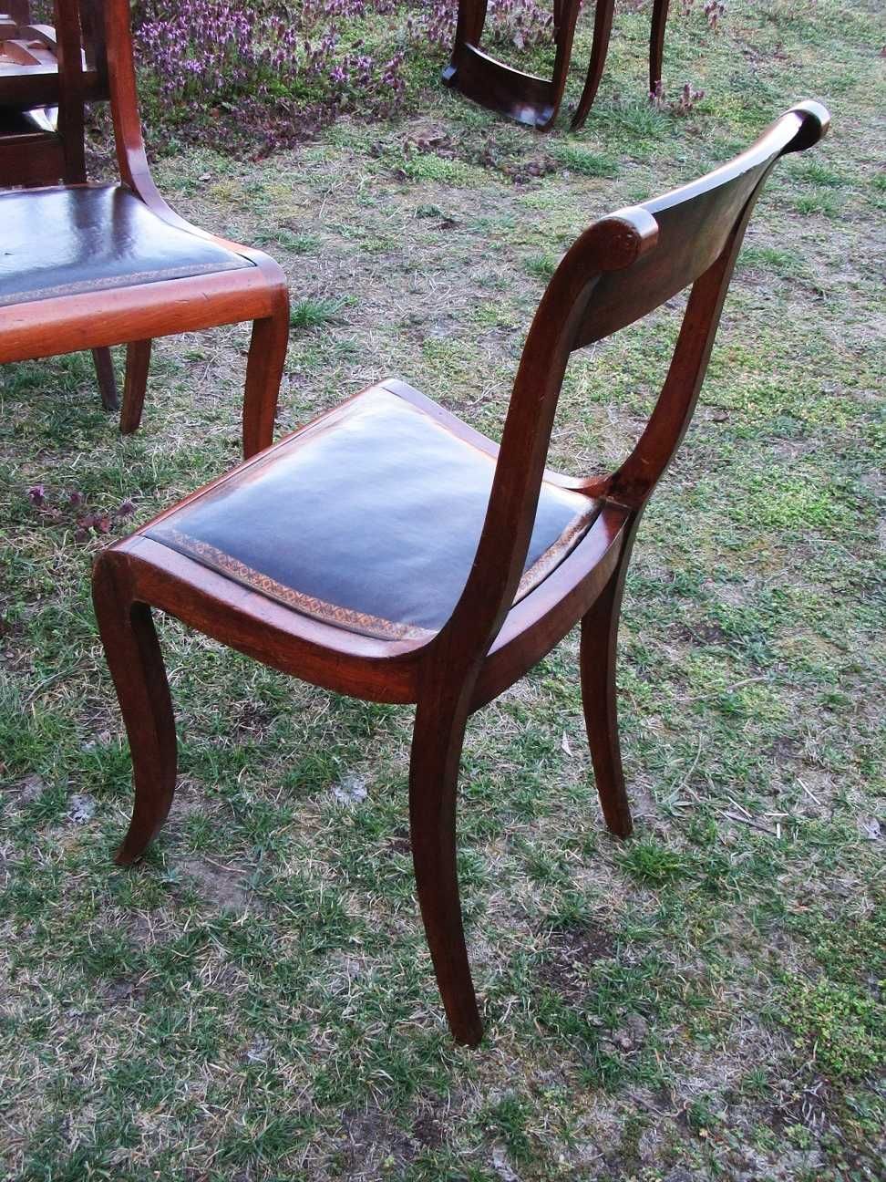7x krzesła Biedermeier