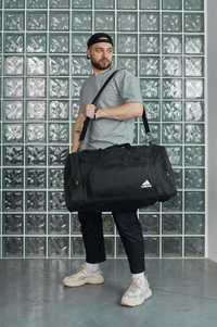 Дорожна сумка чорна Adidas