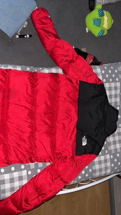 Kurtka The North Face nuptse 700 czerwona