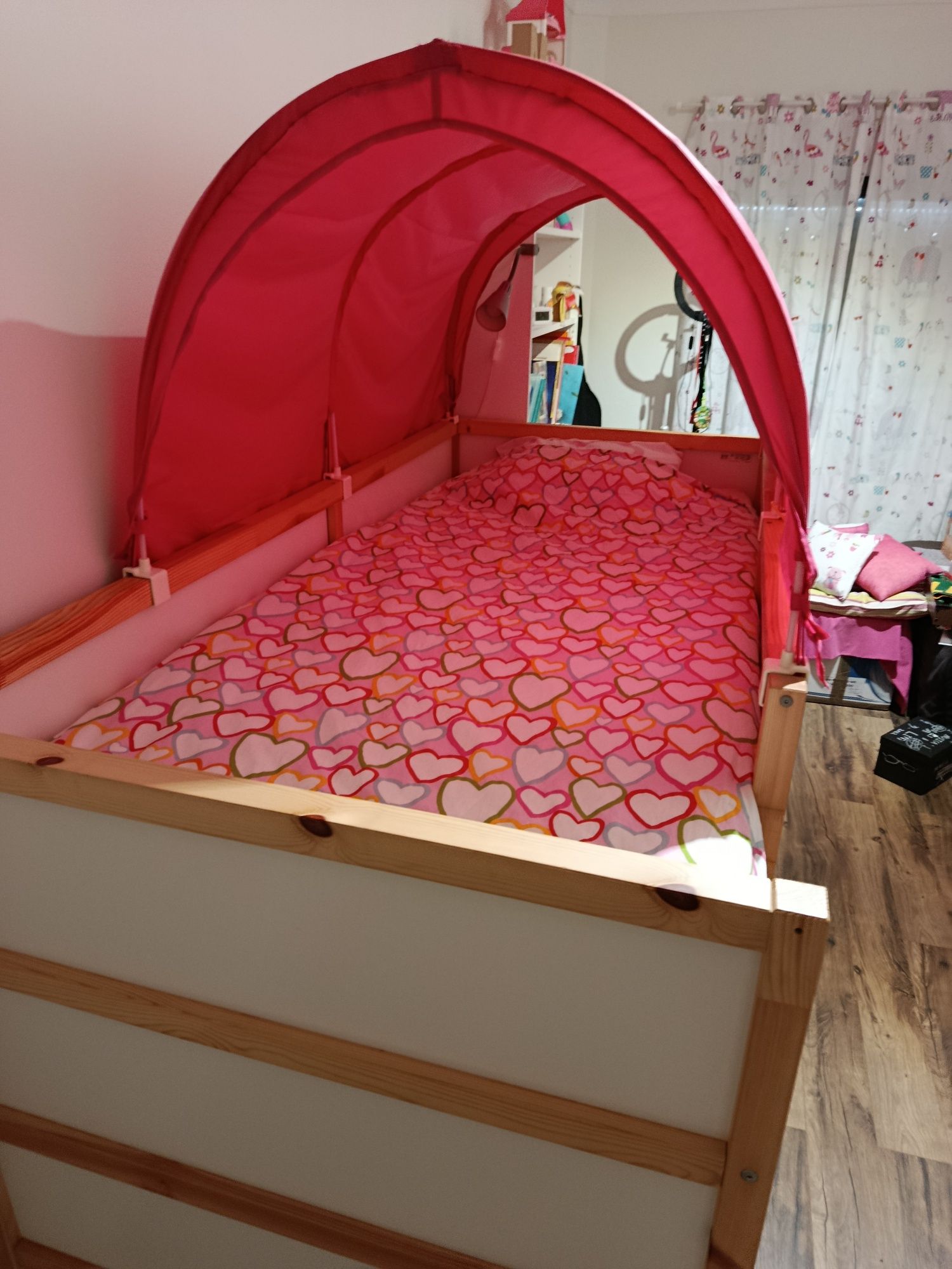 Conjunto IKEA Cama Kura Criança COMPLETO