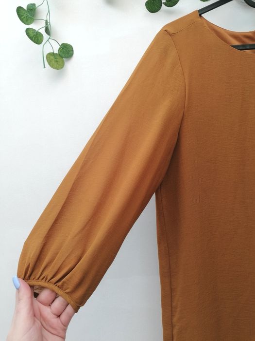 Vestido Midi cor Amarelo Torrado