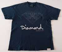 męski t-shirt Diamond made in USA rozmiar XL/XXL czarny