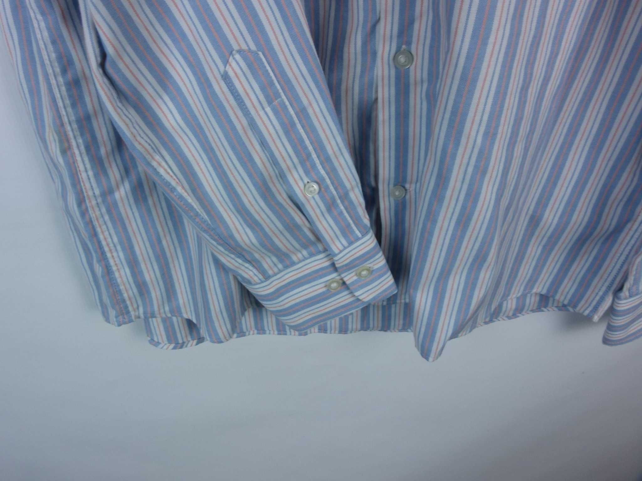 Next koszula w paski slim fit / M