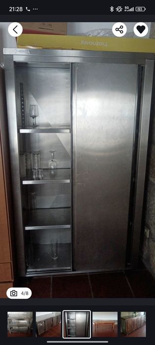 Armário de cozinha para arrumação