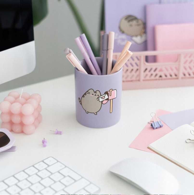 Pusheen Puszin kubek pojemnik ceramiczny na przybory szkolne na biurko
