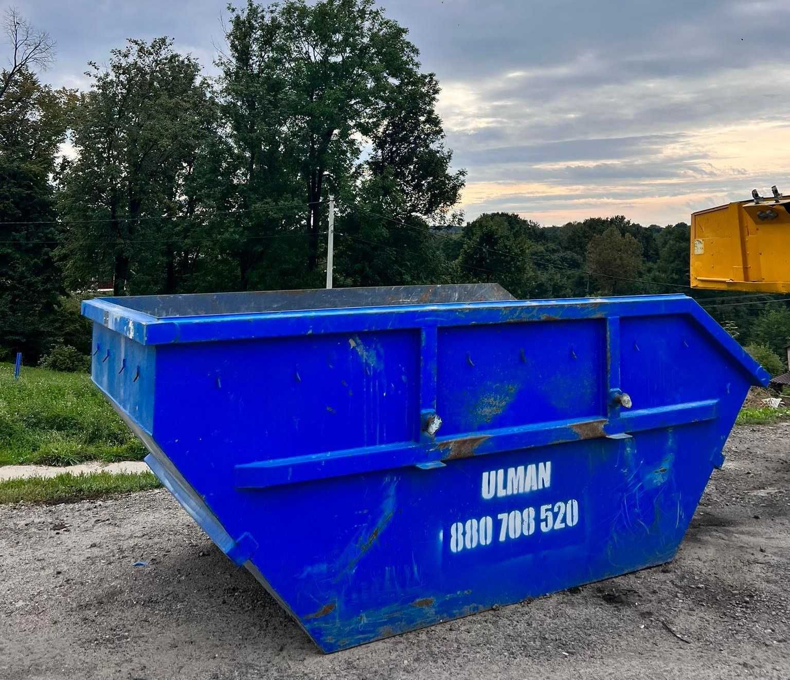 Wywóz śmieci Kontener na gruz Transport Wynajem Utylizacja odpadów