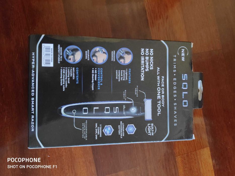 Aparador, Barbeador e Aparador de Pêlos Corporais Recarregável