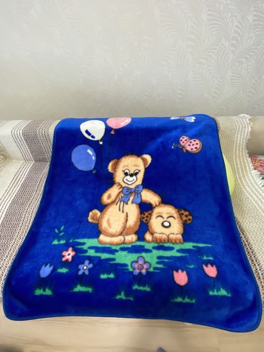Ковдра дитяча тепла з малюнком із двох сторін