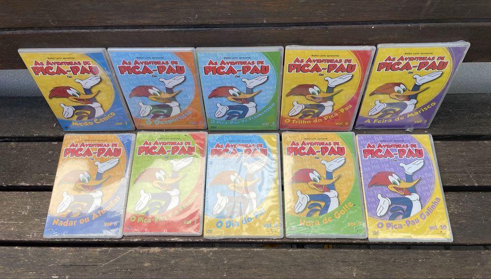 Venfo coleção de DVDs Pica Pau