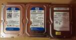 Zestaw 7 dysków twardych od 250 do 1000GB