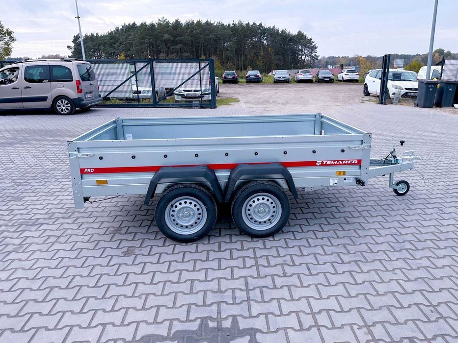 Burty stalowe, 264x150 cm, otwierany przód i tył - Temared PRO 2615/2