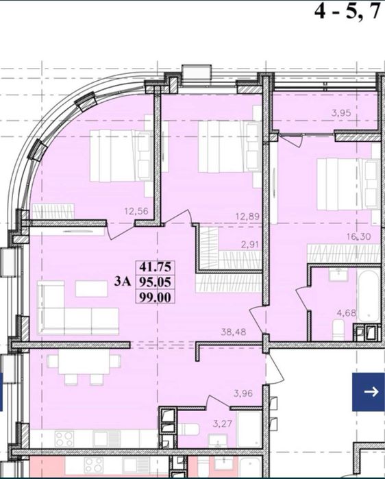 Большая 3-комн в ЖК Модерн, дом сдан, 6 Фонтана, Еоселя/ сертификат