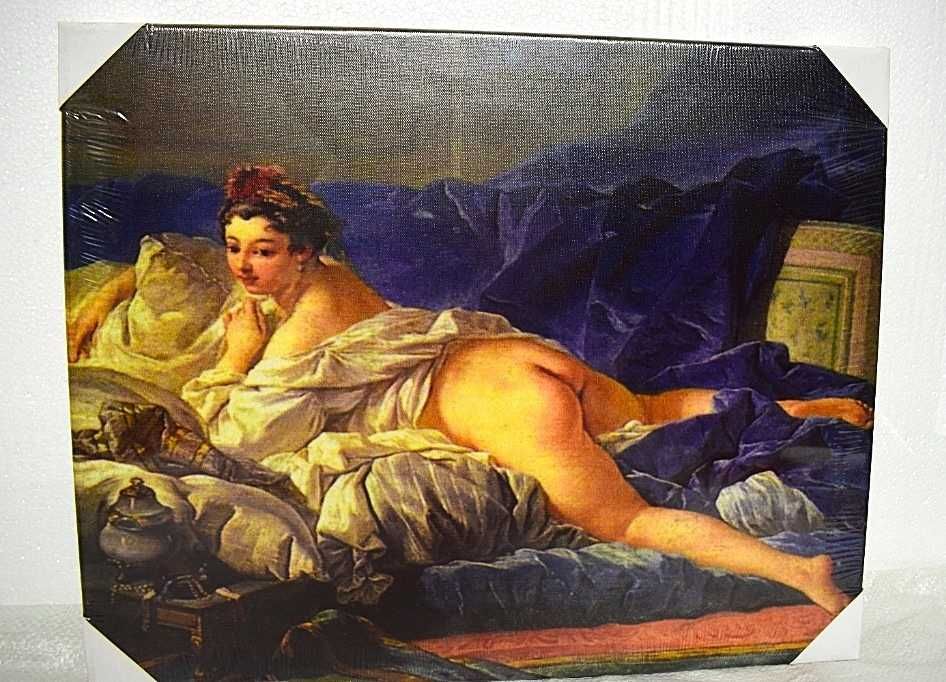,,Brunetka Odalisque ''-  F. Bouchera - 1745,reprodukcja .
